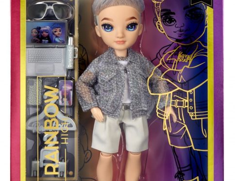 RAINBOW HIGH LALKA Modowa CHŁOPAK AIDAN RUSSELL Fashion Purple 583165
