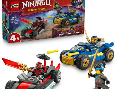 KLOCKI LEGO Ninjago auto samochody pojedynek wyścigowy Rogue kontra Drix 71840