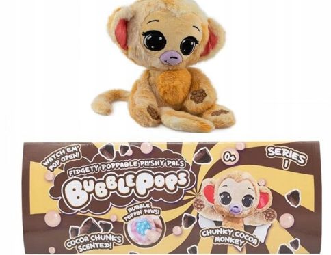 Maskotka Bubble Pops Pachnąca Kakaowa Małpka SENSORYCZNA POP IT