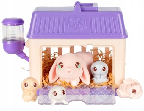 Little Live Pets Mama Surprise Minis Bunny króliczek interaktywny fioletowy