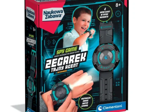 Zegarek Tajny szpiegowski latarka Agent Clementoni