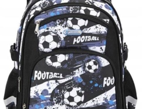 PLECAK SZKOLNY TORNISTER DLA DZIECI A4 PIŁKA FOOTBALL