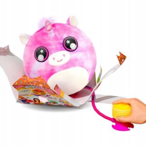 BIGGIES TĘCZOWY JEDNOROŻEC UNICORN MASKOTKA PLUSZAK DO POMPOWANIA