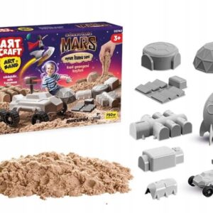 ART CRAFT Piasek kinetyczny Zestaw misja na Marsa Kinetic Sand
