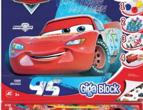 GIGABLOCK 4w1 CARS Kolorowanka BLOK RYSUNKOWY GIGA