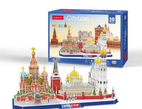 PUZZLE 3D CITY LINE MOSKWA CUBIC FUN 20266