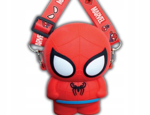TOREBECZKA SILIKONOWA z paskiem regulowanym spiderman