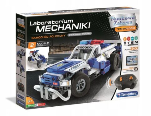 Laboratorium Mechaniki Samochód policyjny RC zdalnie sterowany pilotem