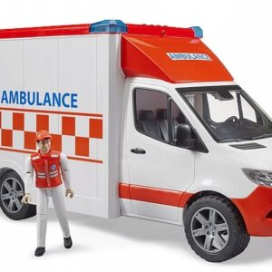 Ambulans Bruder 02676 z figurką ratownika