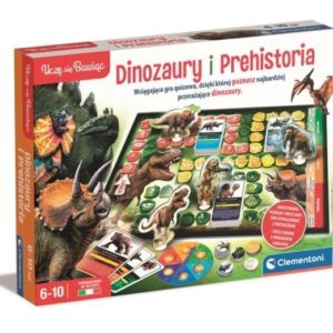 Clementoni Gra edukacyjna Dinozaury i Prehistoria 50804