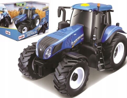 Traktor Maisto New Holland T8.435 niebieski 82231 Światła + dźwięk