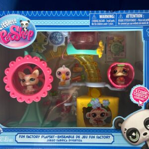 Duży zestaw Littlest Pet Shop Fabryka zabawy