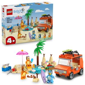 KLOCKI LEGO Bluey 11202 Bluey i rodzinna wycieczka samochodem na plażę