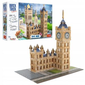 BRICK TRICK BIG BEN TREFL KLOCKI Z PRAWDZIWYCH CEGIEŁ MODEL LONDYN