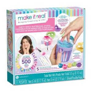 Make It Real Glitter Nail Studio zestaw do ozdabiania paznokci lakiery