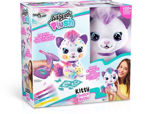 Airbrush Plush Pokoloruj Pluszaka Kot Kotek Maskotka do Malowania