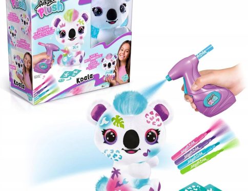 AIRBRUSH PLUSH POKOLORUJ PLUSZAKA PLUSZ MIŚ KOALA MASKOTKA DO KOLOROWANIA